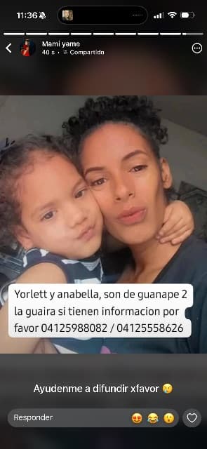 Foto de Yorlett Dellan y