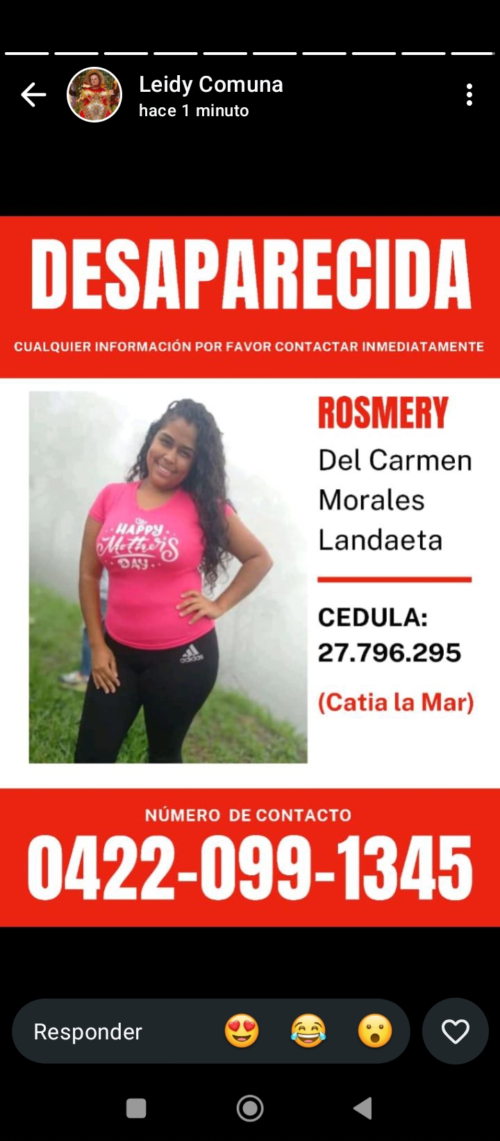Foto de Rosmery del carmen