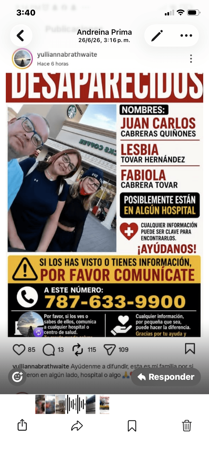 Foto de Faviola Cabrera